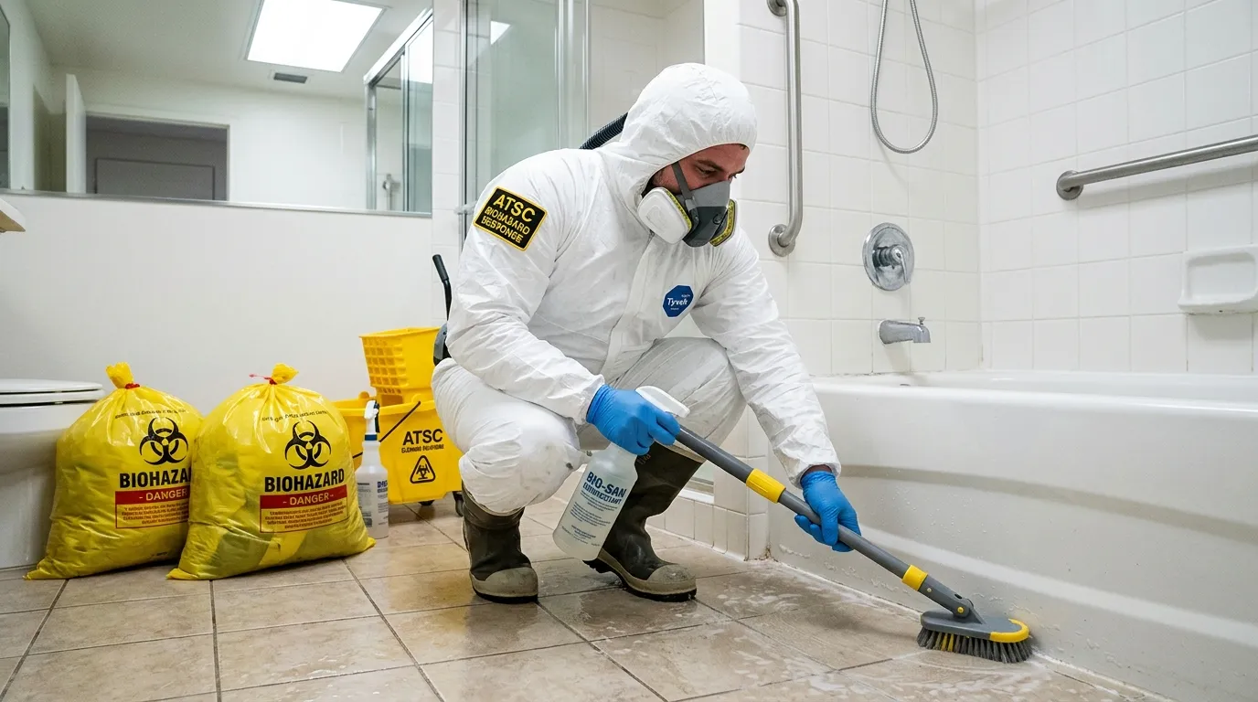 Decontamination equipment deployed for Blood Cleanup in Bellevue